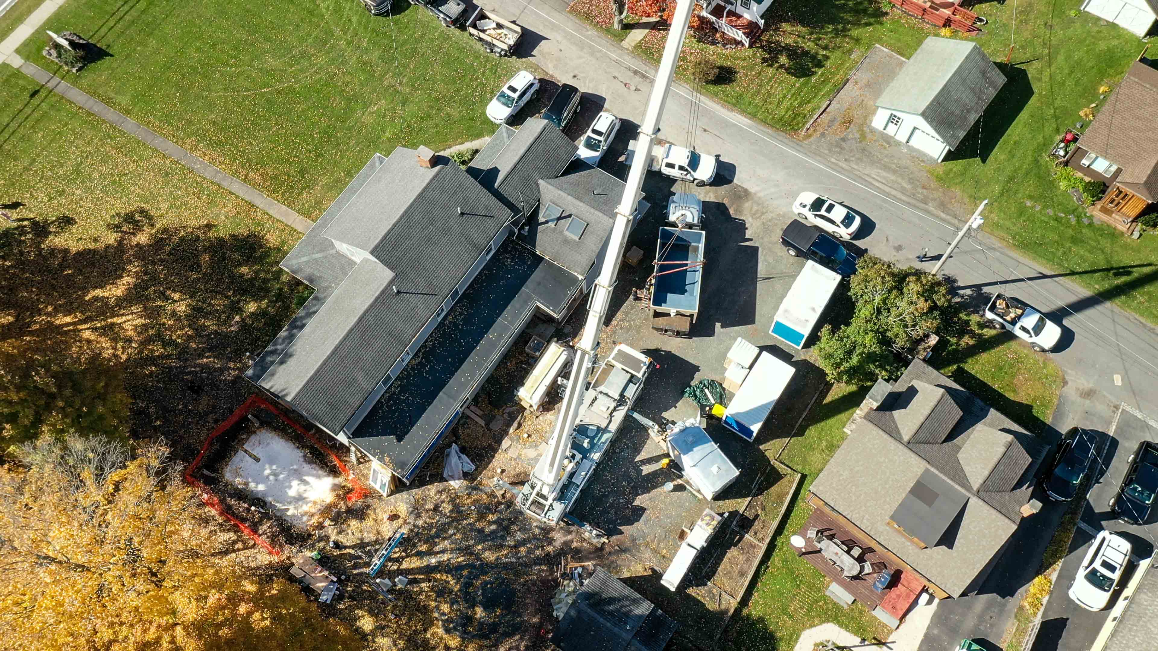 Construction Photography & Videography Catskills New York Construction Photography Crane Work Catskills NY