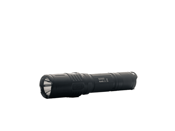 Tactical Flashlight 360 degree rotation tactical flashlight rotating 4 views shot in studio